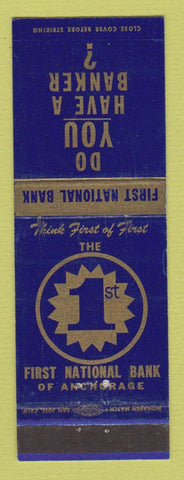 Matchbook Cover - First National Bank Anchorage AK