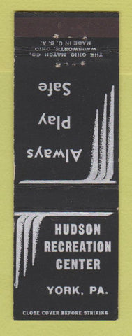 Matchbook Cover - Hudson Recreation Center York PA