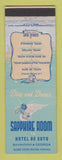Matchbook Cover - Hotel De Soto Savannah GA Sapphire Room