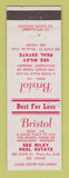 Matchbook Cover - Bristol TN VA Riley Real Estate