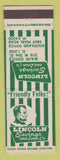 Matchbook Cover - Lincoln Savings and Loan Cleveland OH Abraham