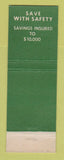Matchbook Cover - Lincoln Savings and Loan Cleveland OH Abraham