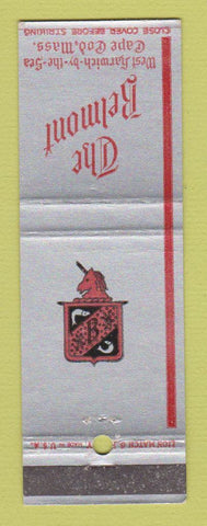 Matchbook Cover - The Belmont West Harwich Cape Cod MA