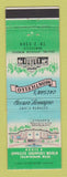 Matchbook Cover - Caesar's Monticello Restaurant Framingham MA