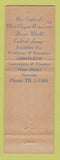 Matchbook Cover - Caesar's Monticello Restaurant Framingham MA