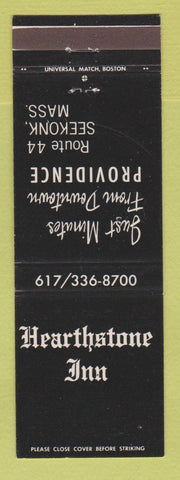 Matchbook Cover - Hearthstone Inn Seekonk MA