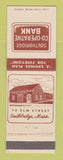Matchbook Cover - Southbridge COOP Bank Southbridge MA