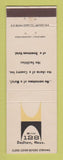 Matchbook Cover - Hotel Motel 128 Dedham MA
