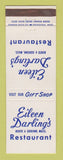 Matchbook Cover - Eileen Darling's Restaurant Seekonk MA