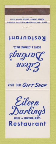 Matchbook Cover - Eileen Darling's Restaurant Seekonk MA