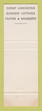 Matchbook Cover - Eileen Darling's Restaurant Seekonk MA