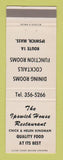 Matchbook Cover - Ipswich House Restaurant Ipswich MA