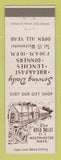 Matchbook Cover - Old Mill Restaurant Westminster MA WEAR