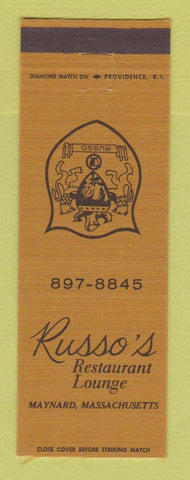 Matchbook Cover - Russo's Restaurant Lounge Maynard MA