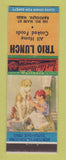 Matchbook Cover - Trio Lunch Randolph MA