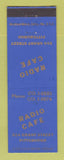 Matchbook Cover - Radio Cafe Pittsburgh PA