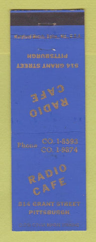 Matchbook Cover - Radio Cafe Pittsburgh PA