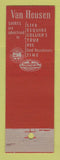 Matchbook Cover - Van Heusen Men's Clothes Ernst Birkholz Willoughby OH