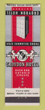 Matchbook Cover - Croydon Hotel Chicago IL