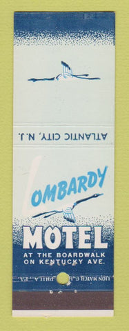 Matchbook Cover - Lombary Motel Atlantic City NJ