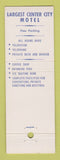 Matchbook Cover - Lombary Motel Atlantic City NJ