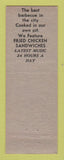 Matchbook Cover - Moonlight Inn New Orleans LA BBQ