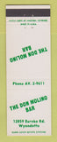 Matchbook Cover - Don Molino Bar Wyandotte MI