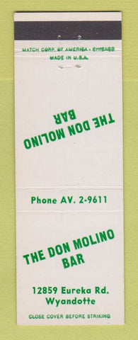 Matchbook Cover - Don Molino Bar Wyandotte MI