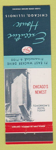 Matchbook Cover - Executive House Chicago IL hotel