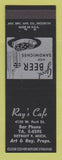 Matchbook Cover - Ray's Cafe Detroit MI