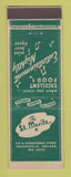 Matchbook Cover - St Moritz Indianapolis IN restaurant