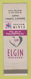 Matchbook Cover - Elgin Watches Danford Cushman North East PA