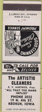 Matchbook Cover - Artistic Dry Cleaners Keokuk IA