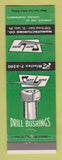 Matchbook Cover - Carr Lane Drill Bushings St Louis MO