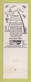 Matchbook Cover - Carr Lane Drill Bushings St Louis MO