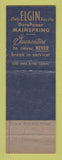 Matchbook Cover - Elgin Watches Webb and Son Huntington IN