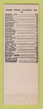 Matchbook Cover - Wm Bashore Union Central Insurance Altoona PA