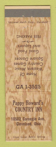 Matchbook Cover - Pappy Howard's Country Inn Cleveland OH