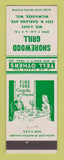 Matchbook Cover - Shorewood Grill Milwaukee WI
