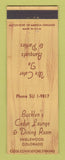 Matchbook Cover - Bucklen's Cedar Lounge Englewood Colorado
