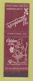Matchbook Cover - Younker's Restaurant Chicago IL Chicken in the Rough