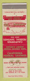 Matchbook Cover - California Federal Savings Los Angeles CA