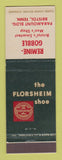 Matchbook Cover - Florsheim Shoes Remine Gobble Bristol TN