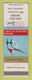 Matchbook Cover - Hamilton Watches John Rich Jewelry Painesville OH