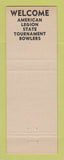 Matchbook Cover - Franklin House Restaurant New London WI