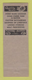 Matchbook Cover - Lange's Market Locker Mayville WI Heyden low phone #