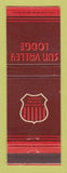 Matchbook Cover - Sun Valley Lodge ID Union Pacific Railroad