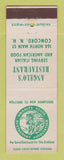 Matchbook Cover - Angelo's Restaurant Concord NH Granite State Association