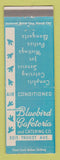 Matchbook Cover - Holzmark's Bluebird Cafeteria Kansas City MO