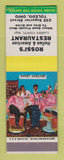 Matchbook Cover - Rossi's Italian Restaurant Toledo OH Barber Shop Quartet